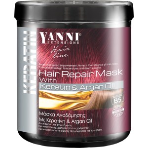 Μάσκα Λουτήρα Yanni - Keratin & Argan Oil 1000 ml